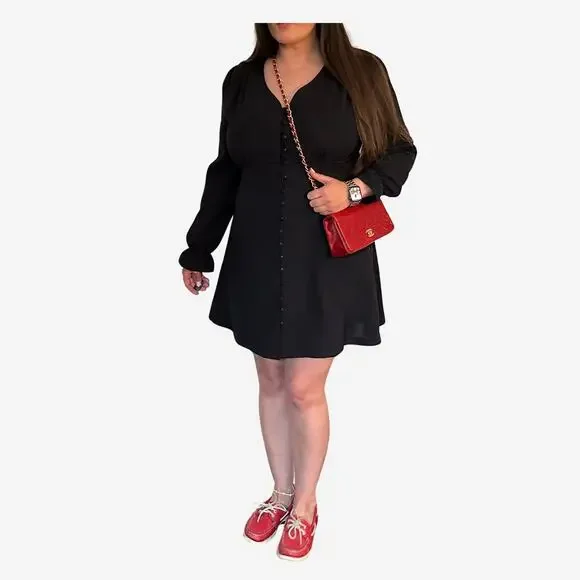 Vintage Red Chanel Lambskin Leather Small Single Flap with 24k gold-plated HW - Picture 14 of 15